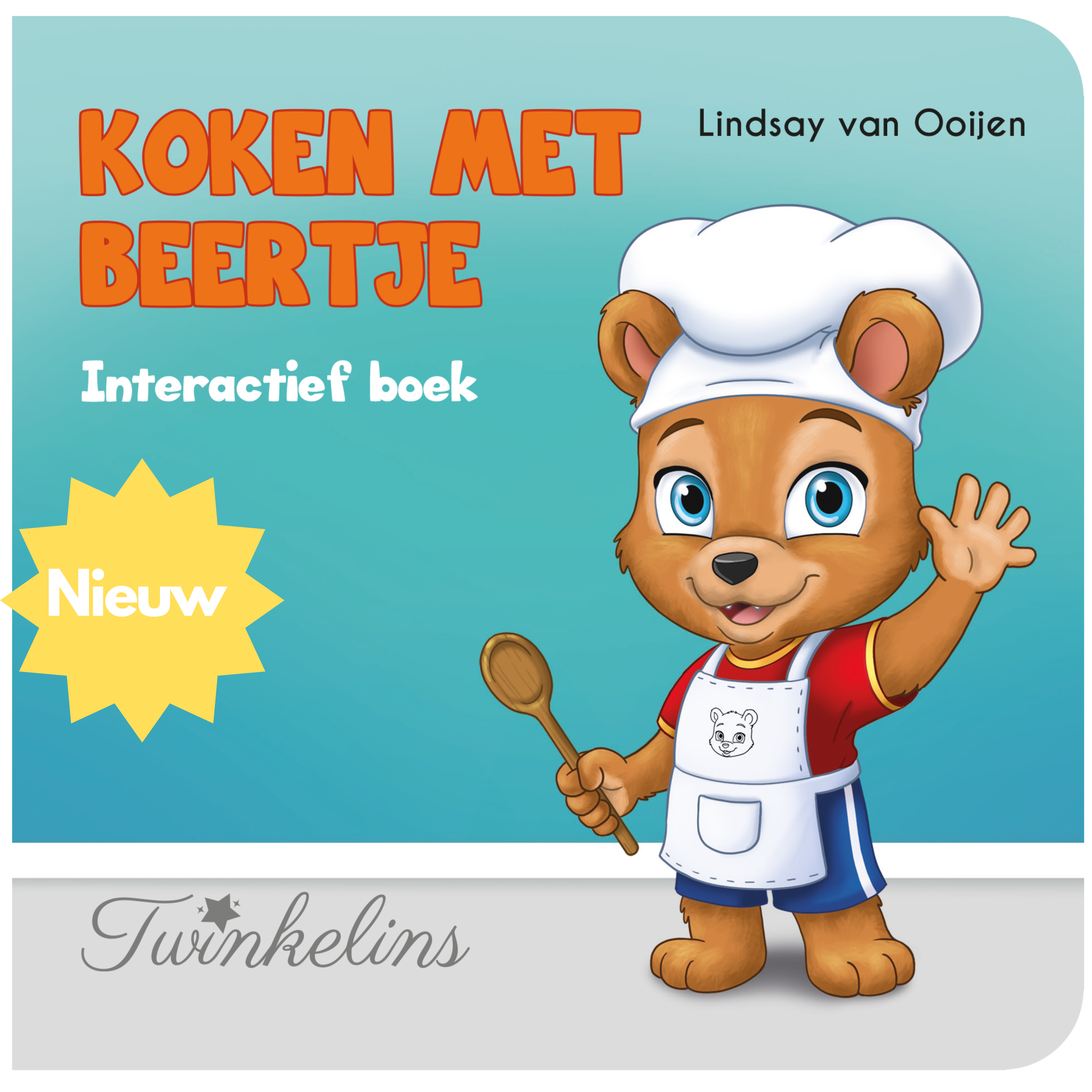 Interactief kinderboek Koken met Beertje - Lindsay van Ooijen